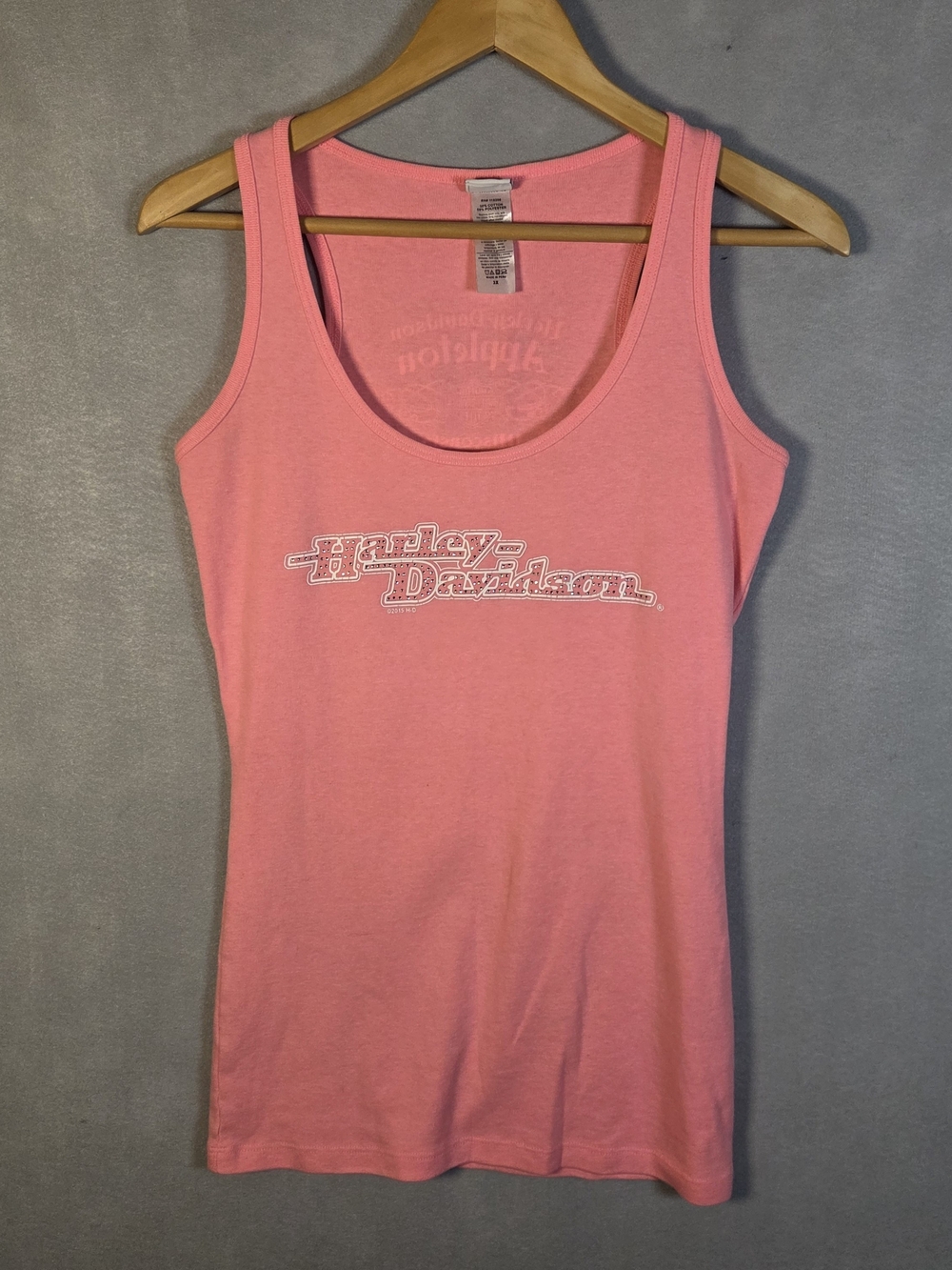 Harley-Davidson women's pink tank top (S588)